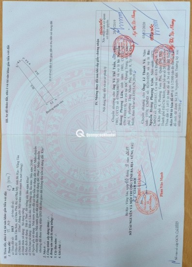 BÁN ĐẤT TẠI CHÂU PHA-TPHCM, DT 153M2 SHR 1,2TỶ. LH:0913976848 - A TOẠI (CHÍNH CHỦ)